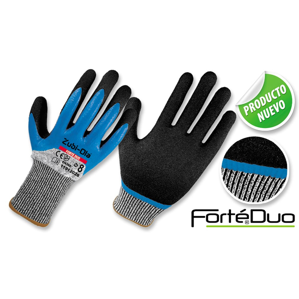 Guantes de Fibra de Polietileno de muy alta densidad (HPPE), “FortéDuo”