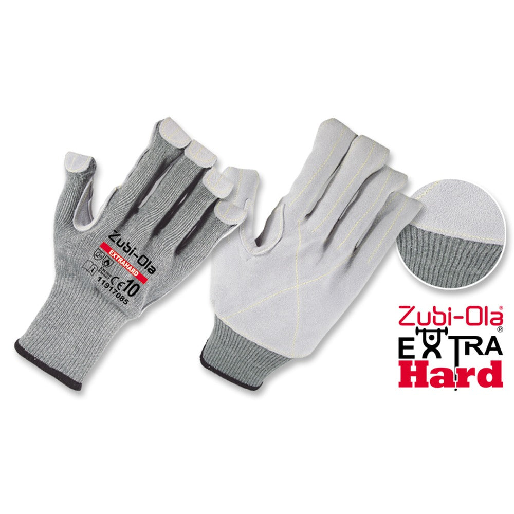 Guantes HDPE (Polycotton / Fibra de vidrio / Nylon) & Cuero • “ExtraHard”