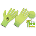 Guantes Nylon, recubiertos en Poliuretano • DIP NORMAL • “Fácil Flex Neón”