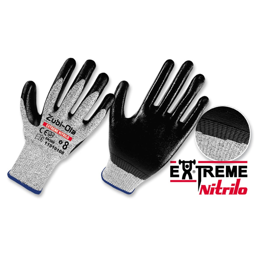 Guantes Fibra UHMWPE, recubiertos en Nitrilo • “Extreme Nitrilo”