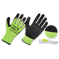 Guantes Nylon Neón recubiertos en Látex • DIP NORMAL • “UltraLátex Neón”